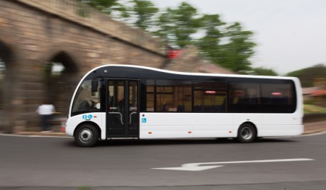 Electric bus web