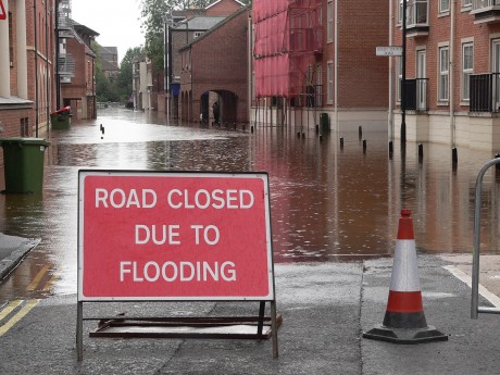 Skeldergate flooded