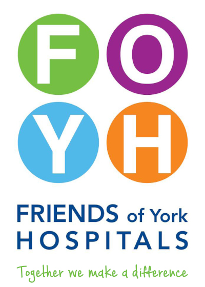 Friends of York hospitals logo with the slogan together we make a difference