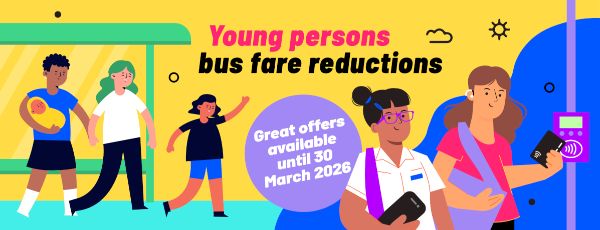 Website banner youth fares scheme 2026