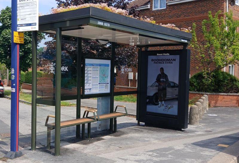 Hull road - bus stop view