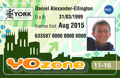 YOzone 11 to 16 card example